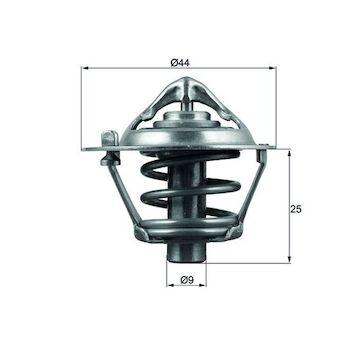 Termostat, chladivo MAHLE TX 113 82D