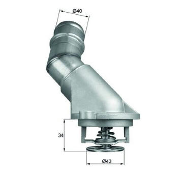 Termostat, chladivo MAHLE TI 211 92D