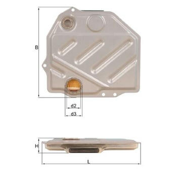 Hydraulický filtr, automatická převodovka MAHLE HX 48