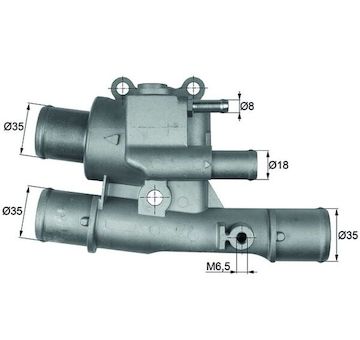 Termostat, chladivo MAHLE TI 123 88