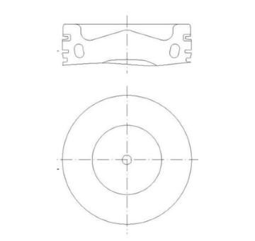 Píst MAHLE ORIGINAL 028 PI 00158 000