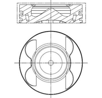 Píst MAHLE 001 PI 00181 000