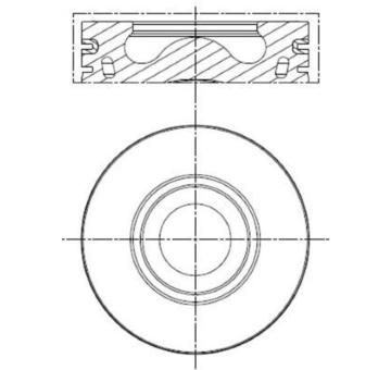 Píst MAHLE ORIGINAL 013 PI 00136 002