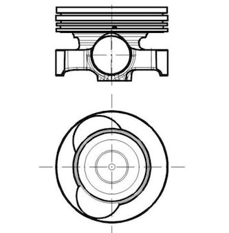 Píst MAHLE 021 PI 00118 100