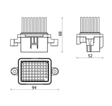 Regulace, vnitrni ventilace MAHLE ABR 157 000P