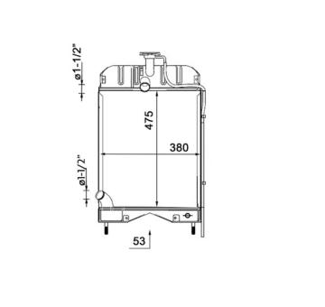 Chladič, chlazení motoru MAHLE CR 2329 000S