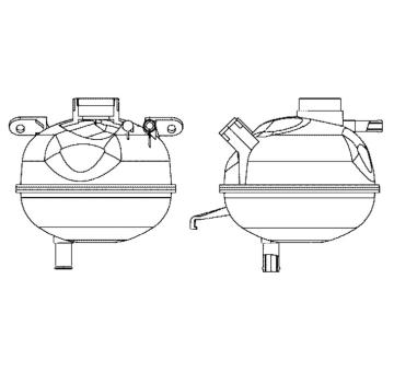 Vyrovnávací nádoba, chladicí kapalina MAHLE CRT 7 000S