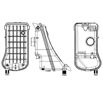Vyrovnávací nádoba, chladicí kapalina MAHLE CRT 11 000S