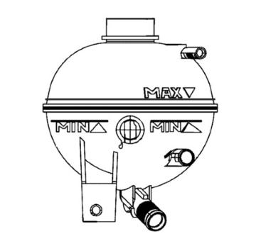 Vyrovnávací nádoba, chladicí kapalina MAHLE CRT 12 000S