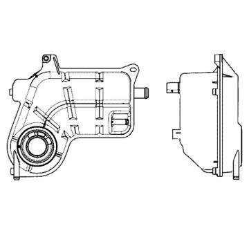 Vyrovnávací nádoba, chladicí kapalina MAHLE CRT 25 000S