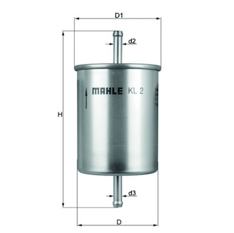 Palivový filtr MAHLE KL 2