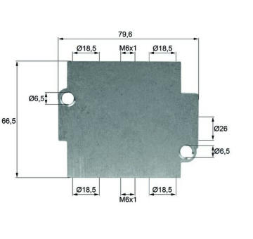 Termostat chladenia oleja MAHLE TO 15 80