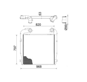 Chladič turba MAHLE CI 471 000S