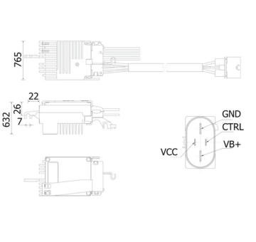 Regulace, vnitrni ventilace MAHLE ABR 79 000S