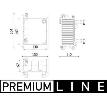 Chladič turba MAHLE CI 223 000P