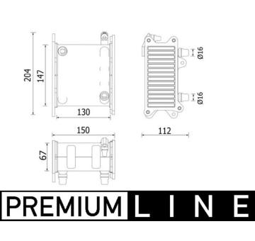 Chladič turba MAHLE CI 224 000P