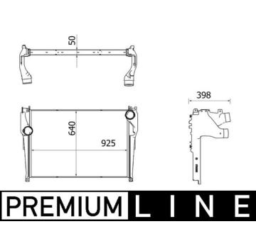 Chladič turba MAHLE CI 227 000P