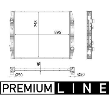 Chladič turba MAHLE CI 538 000P