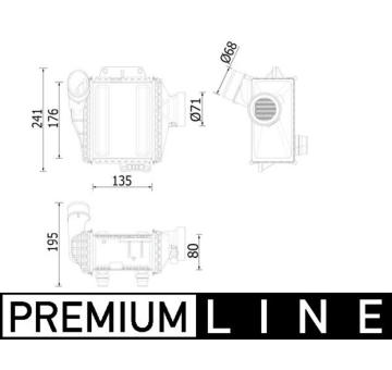 chladič turba MAHLE CI 539 000P