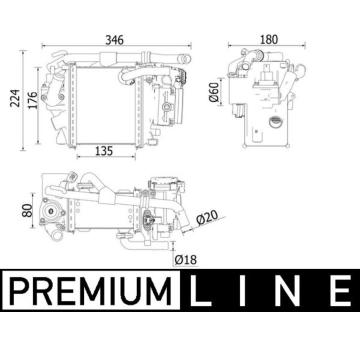 Chladič turba MAHLE CI 540 000P