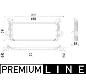 Chladič turba MAHLE CI 542 000P