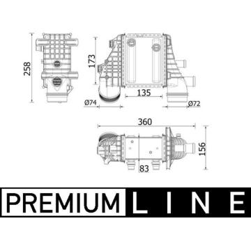 chladič turba MAHLE CI 553 000P