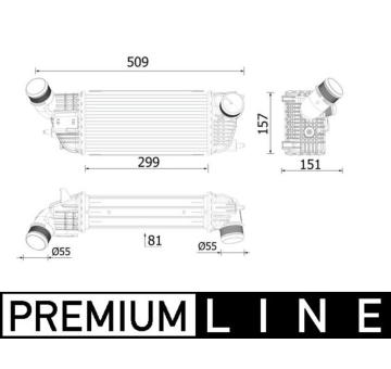 Chladič turba MAHLE CI 613 000P