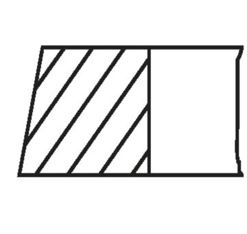 Sada pistnich krouzku MAHLE 043 24 V0