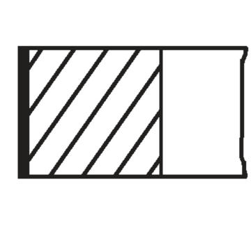 Sada pistnich krouzku MAHLE ORIGINAL 013 37 V0