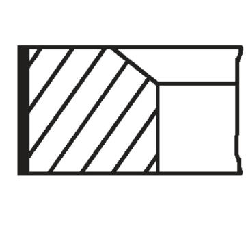 Sada pistnich krouzku MAHLE ORIGINAL 009 03 N0