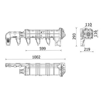 Chladič, recirkulace spalin MAHLE CE 38 000P