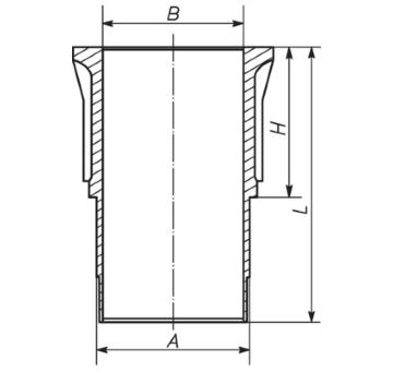 Vložený válec MAHLE 279 WN 01 00