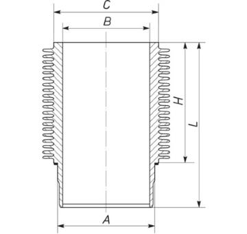 Válcové pouzdro MAHLE 099 WR 29 00