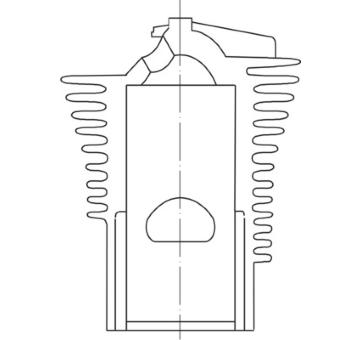 Vložený válec MAHLE 533 WR 15 00