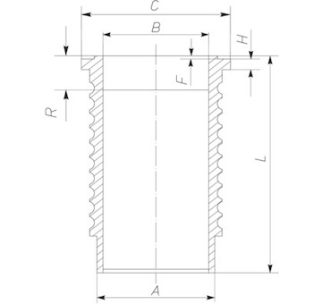 Válcové pouzdro MAHLE 061 WN 12 00