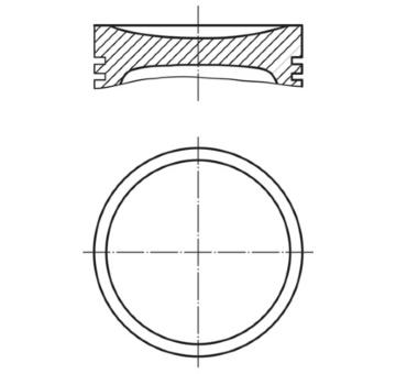 Píst MAHLE ORIGINAL 009 24 00