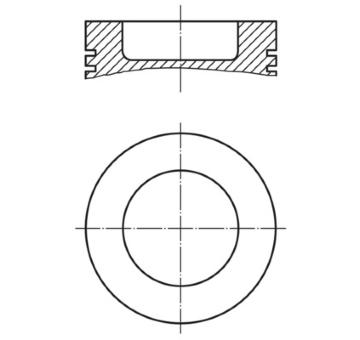 Píst MAHLE 229 50 00