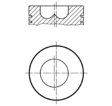 Píst MAHLE ORIGINAL 009 89 02