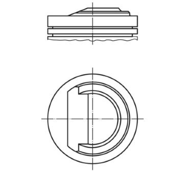 Píst MAHLE 021 23 00