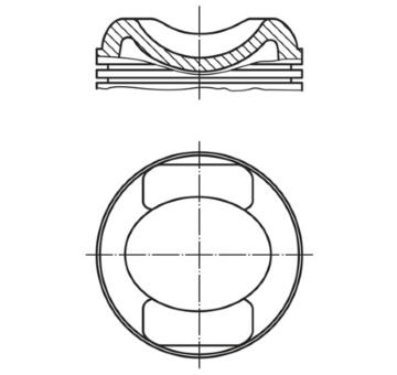 Píst MAHLE 031 55 00