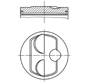Píst MAHLE 503 78 00