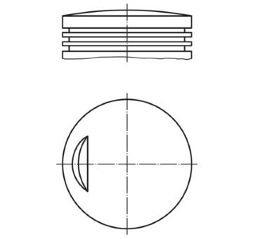 Píst MAHLE 007 52 02