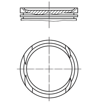 Píst MAHLE 063 03 02