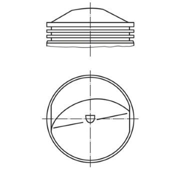 Píst MAHLE 503 71 00