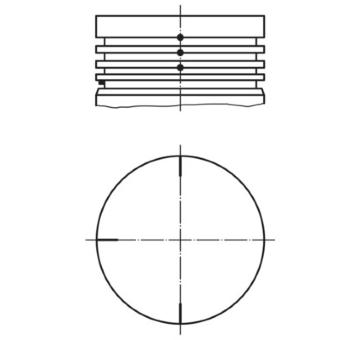 Píst MAHLE ORIGINAL 022 04 02