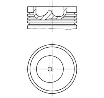 Píst MAHLE 151 35 01