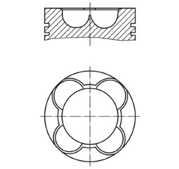 Píst MAHLE 081 PI 00108 000