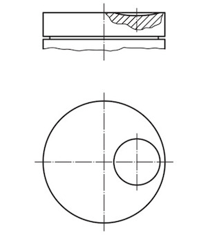 Píst MAHLE ORIGINAL 014 59 11