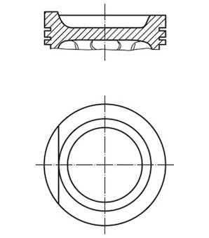 Píst MAHLE ORIGINAL 029 88 01