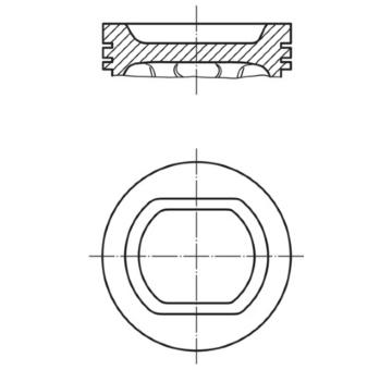 Píst MAHLE 008 80 02